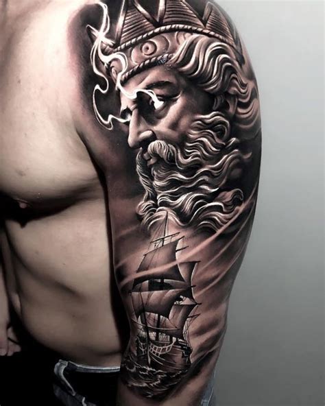 tatuagem mitologia grega  Veja mais ideias sobre tatuagem poseidon, poseidon tattoo, tatuagens náuticas